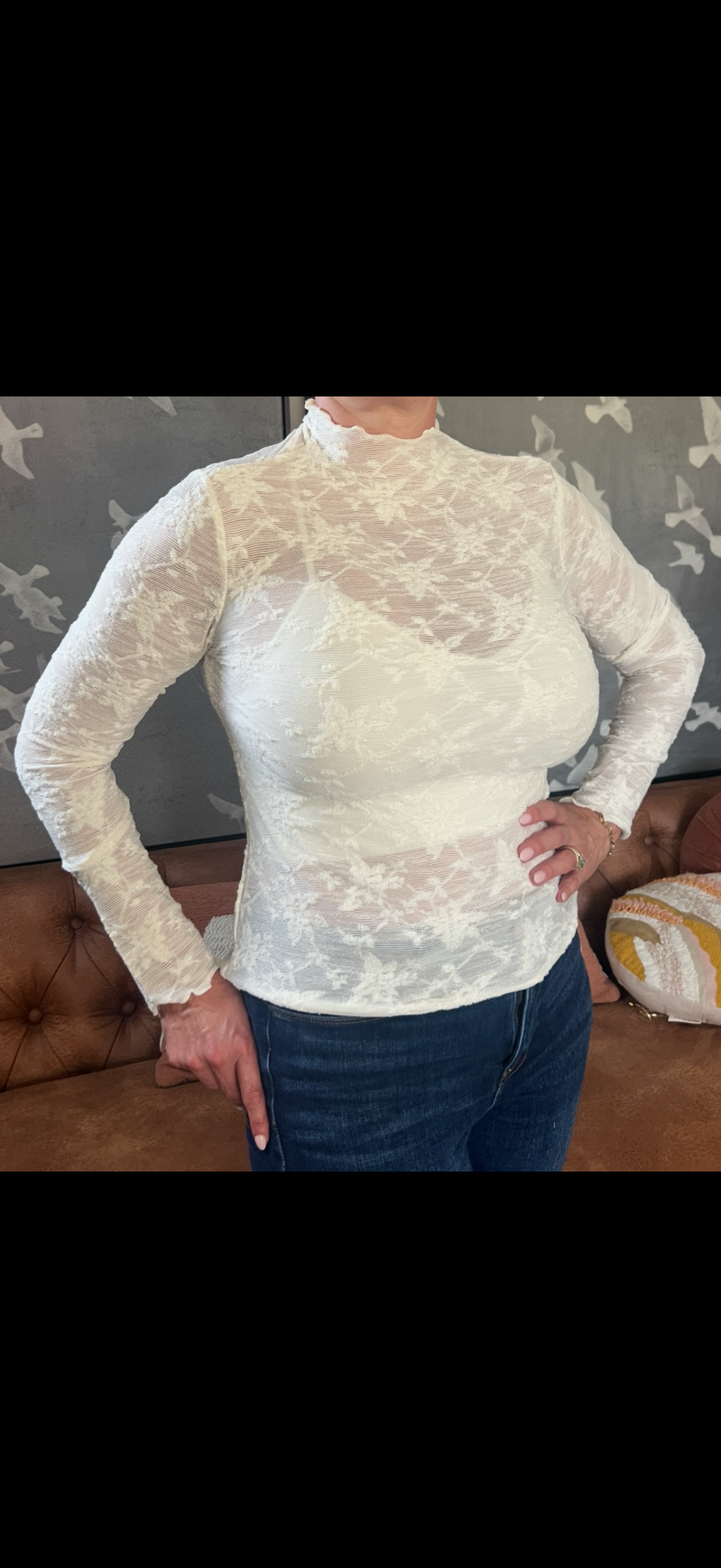 Chelsea Long Sleeved Lace Top