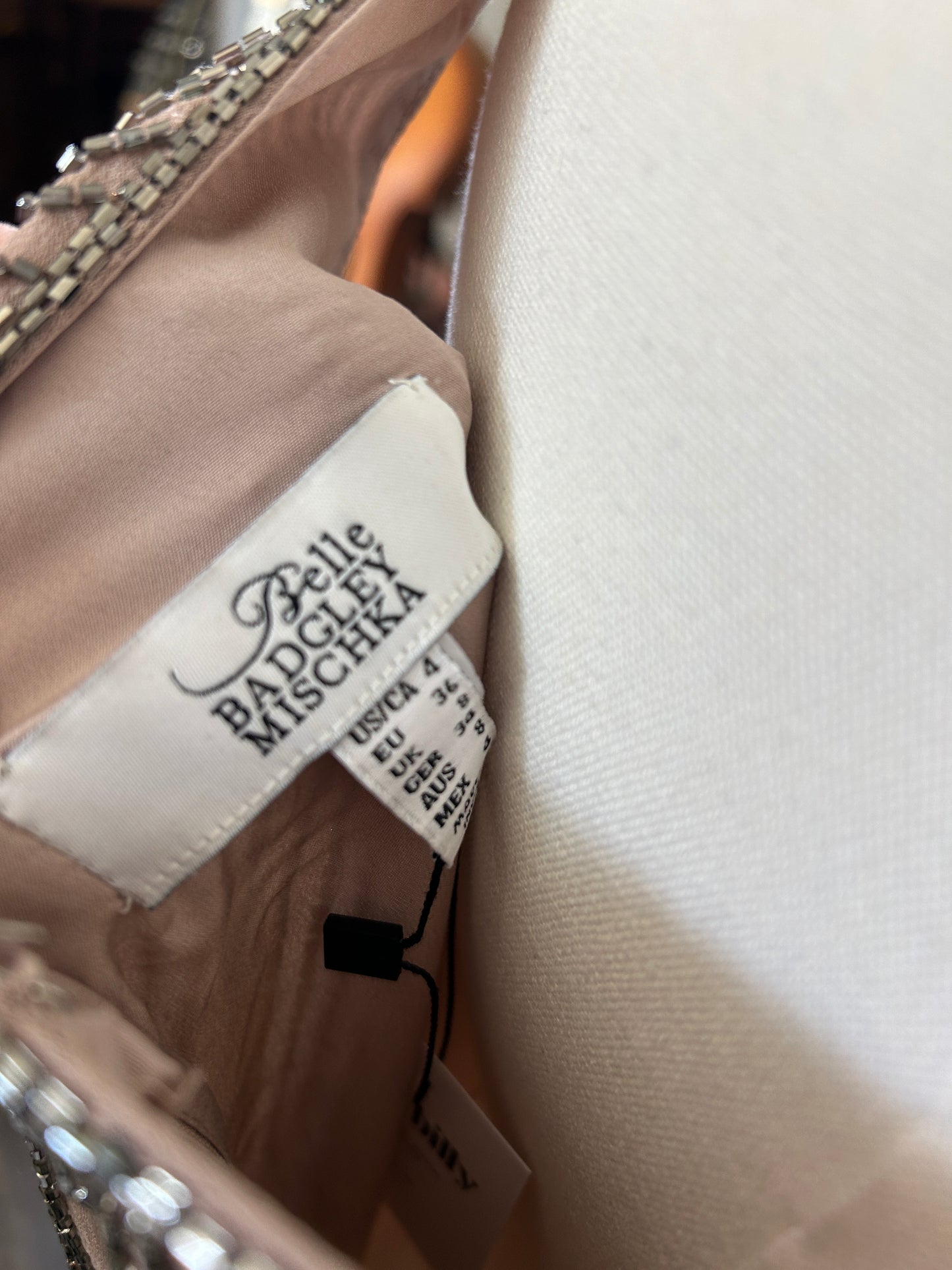 Vintage Belle Badgley Mischka sequin dress