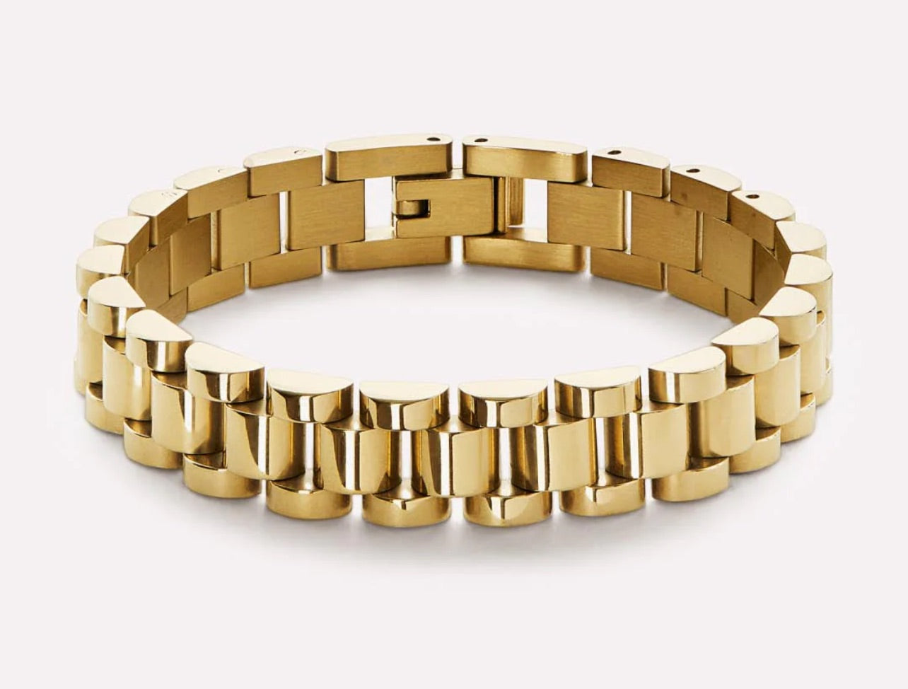 Timepiece Gold Bracelet