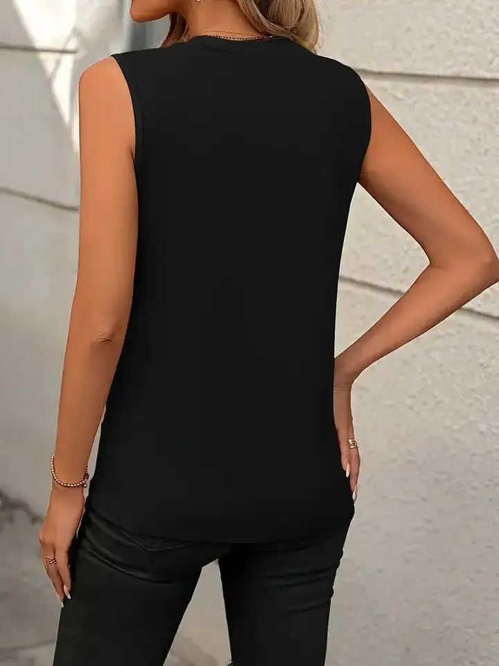 Ribbed Slim-Fit Crewneck Tank Top