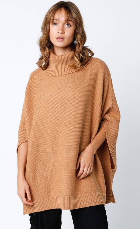 Emily Oversized Poncho Sweater