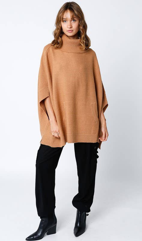 Emily Oversized Poncho Sweater