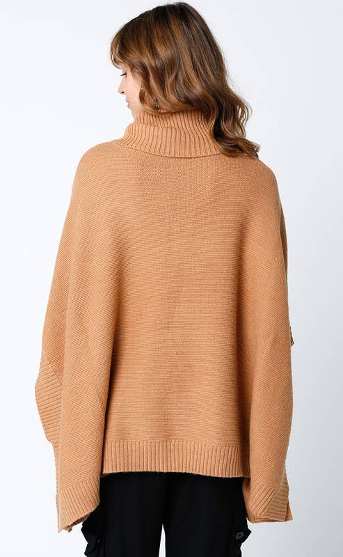 Emily Oversized Poncho Sweater