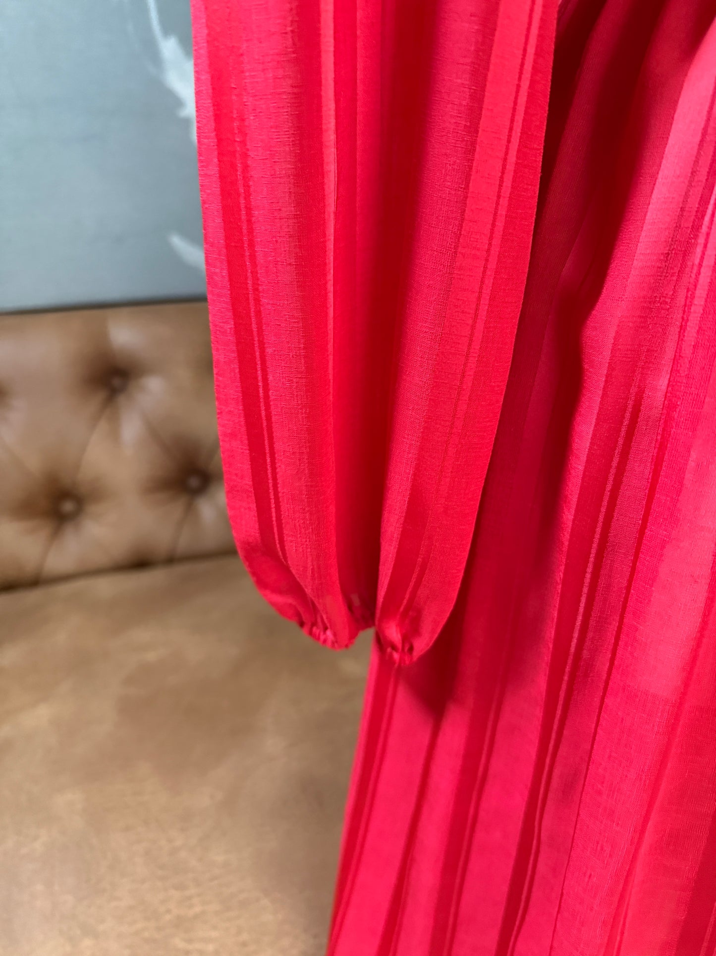 1970's Herman Marcus red dress