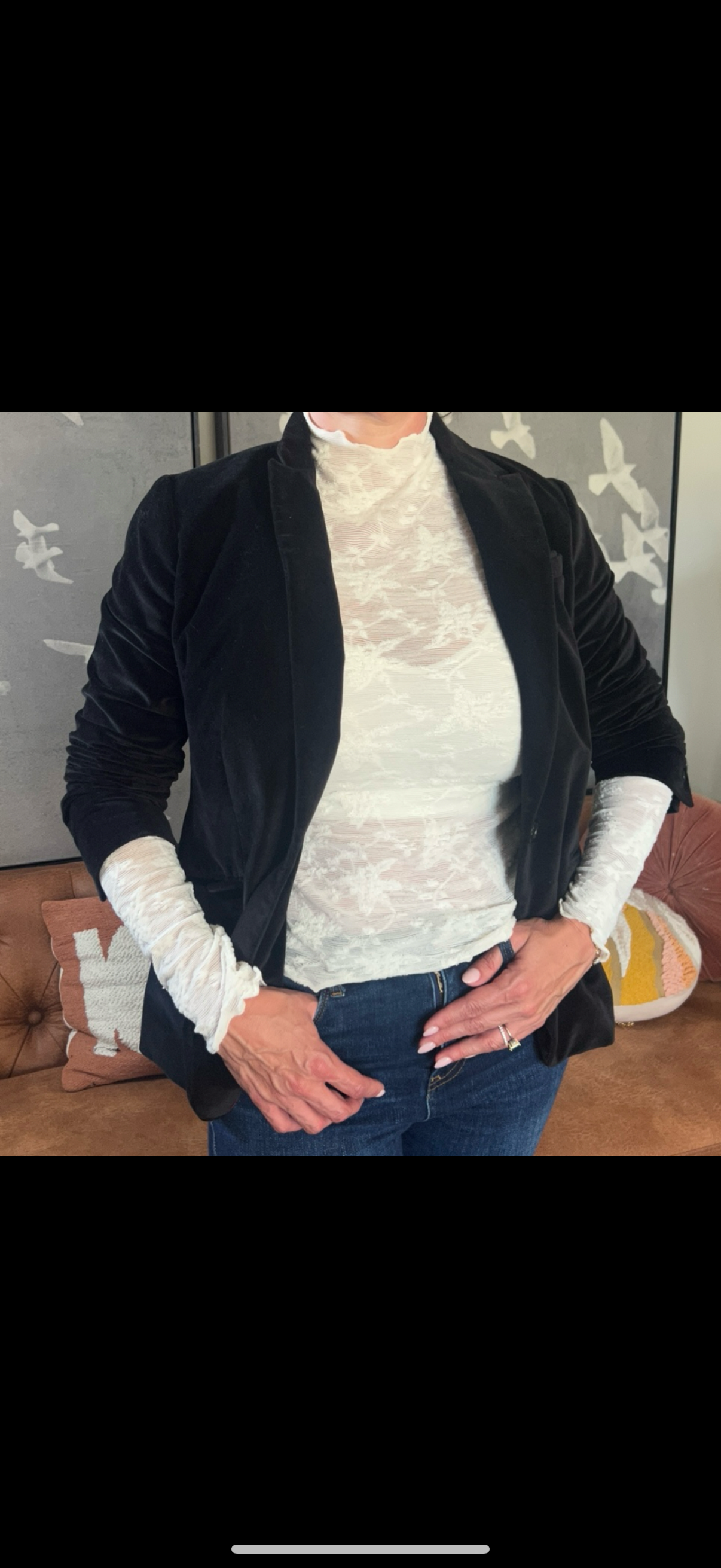 Chelsea Long Sleeved Lace Top