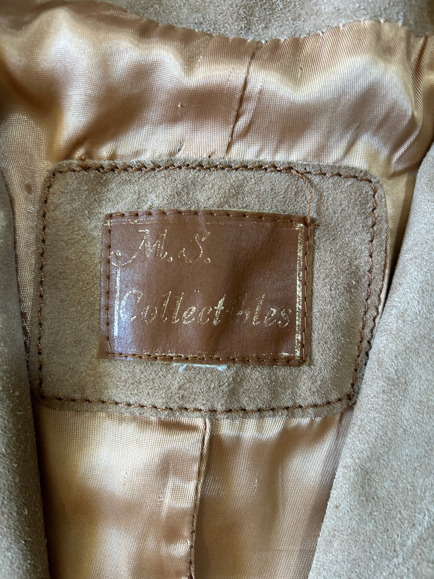 Vintage 1970's suede and leather jacket