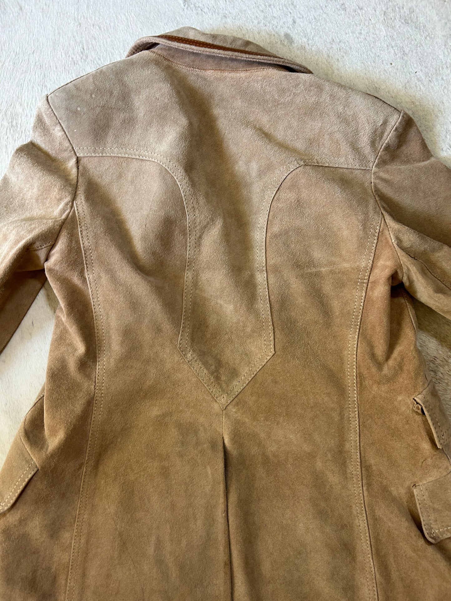 Vintage 1970's suede and leather jacket