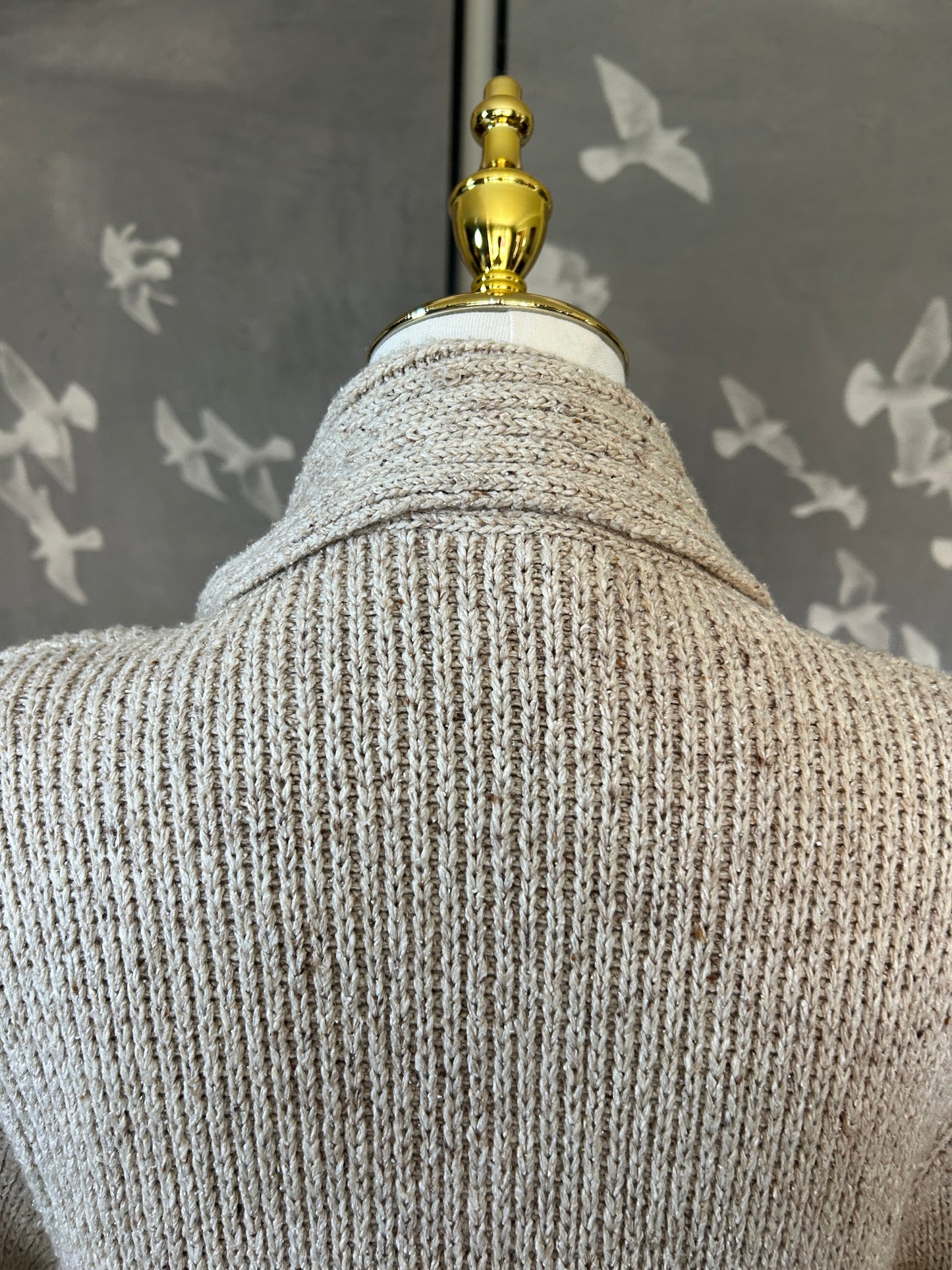 Button down sweater duster
