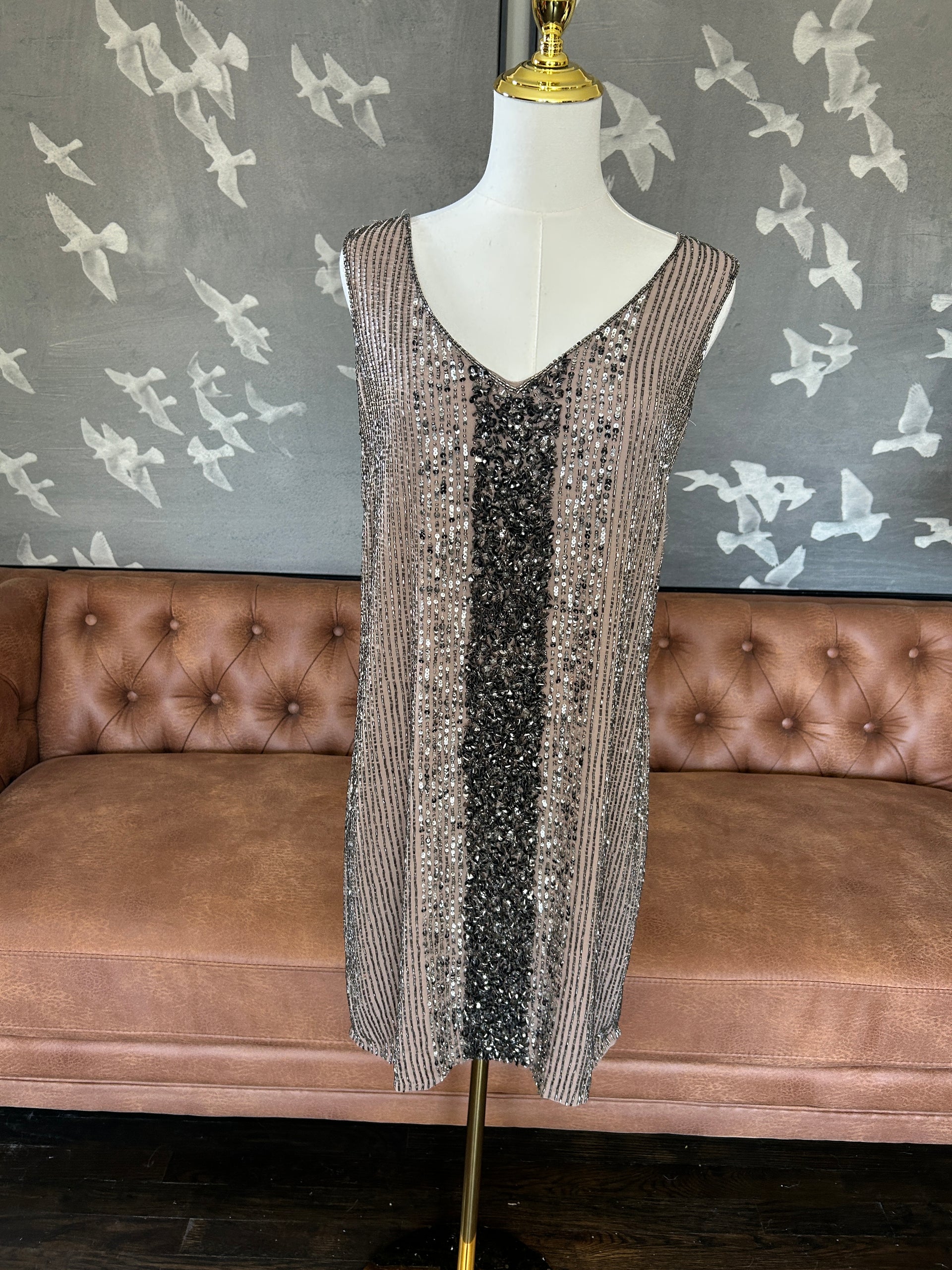 belle badgley mischka sequin dress Vintage Belle Badgley Mischka sequin dress – Hip Billy Studio