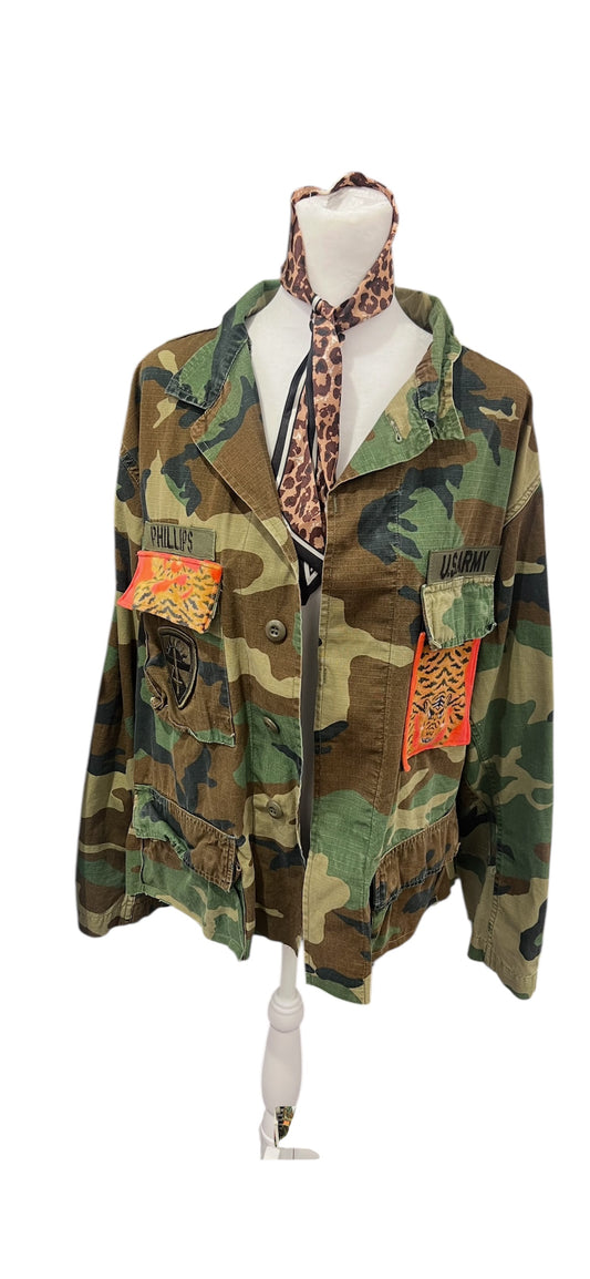 Custom Camo Jag Jacket-Longer Option