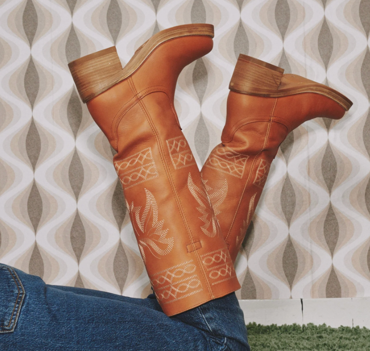 Dingo Stitched Avalon Leather Boot