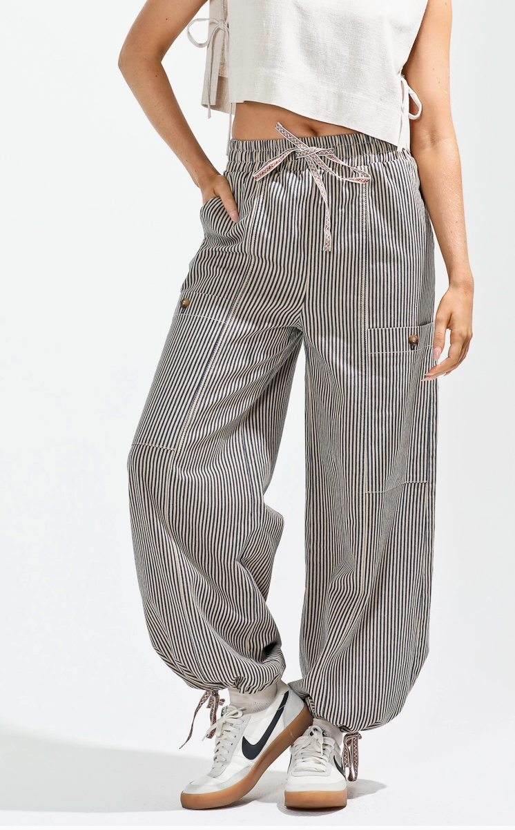 Vintage Washed Stripe Pants
