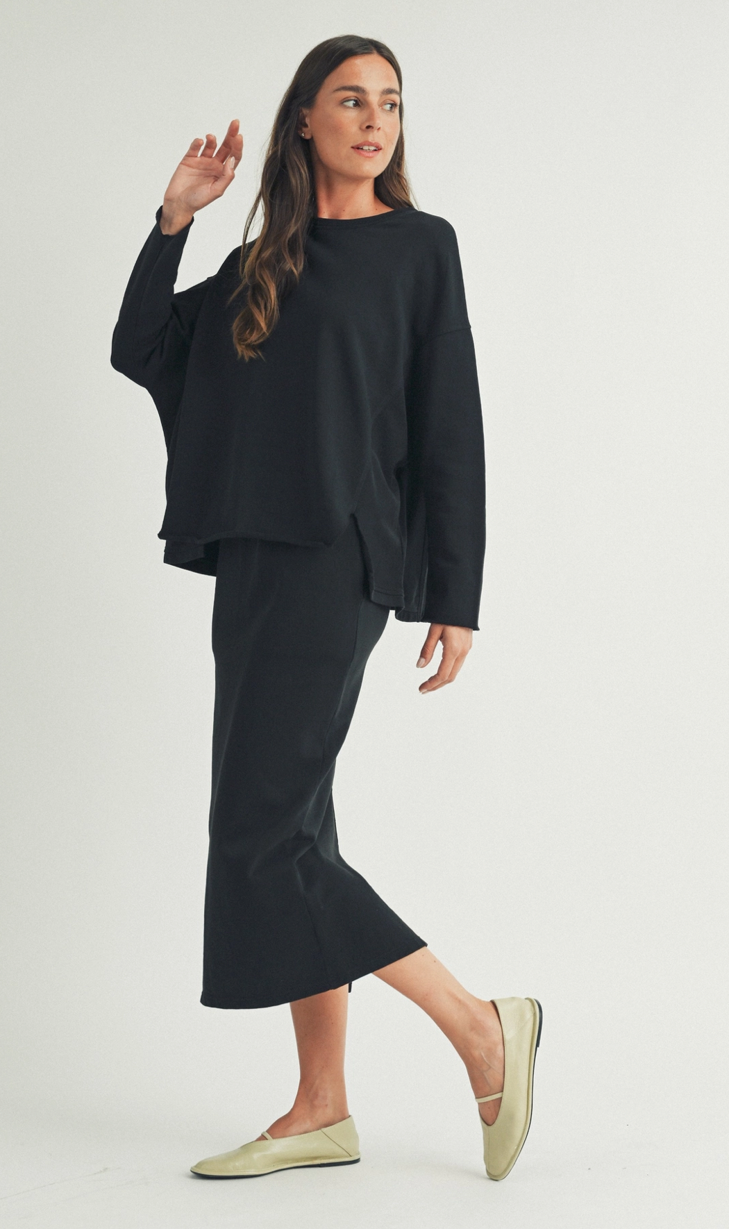 Ollie Oversized Jersey Top