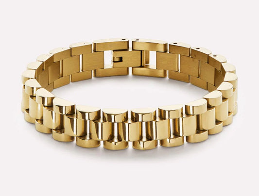Timepiece Gold Bracelet