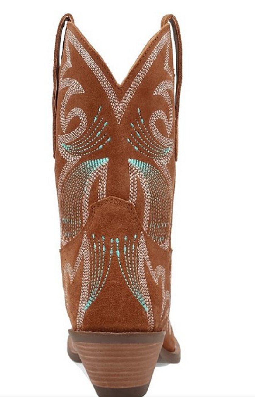 Flying Colors Suede Leather Bootie