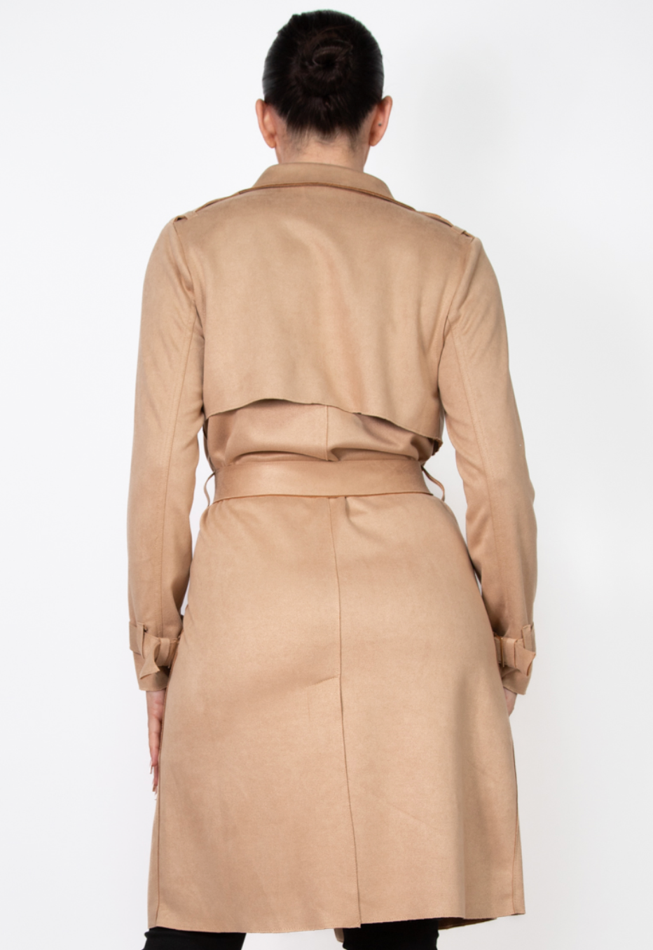 Scuba Suede Medium Length Jacket