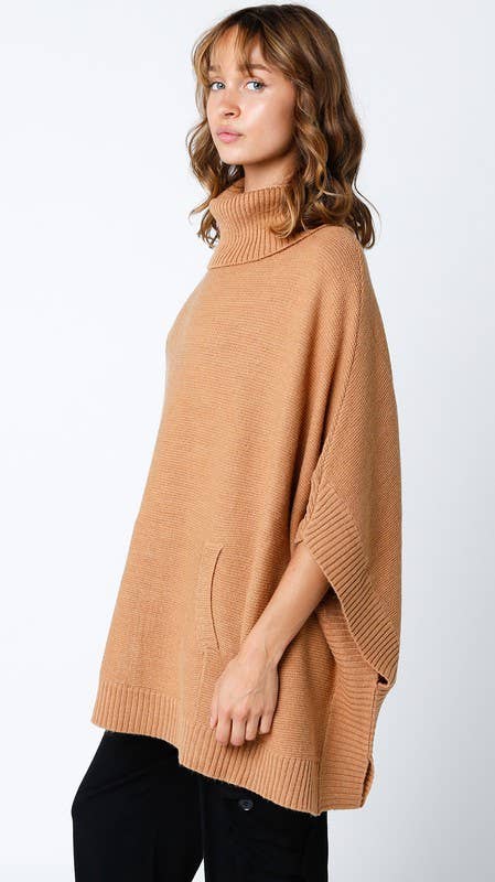 Emily Oversized Poncho Sweater