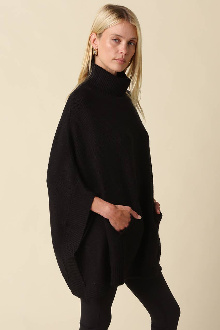 Emily Oversized Poncho Sweater