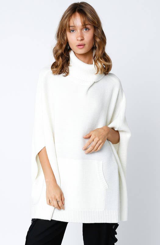 Emily Oversized Poncho Sweater