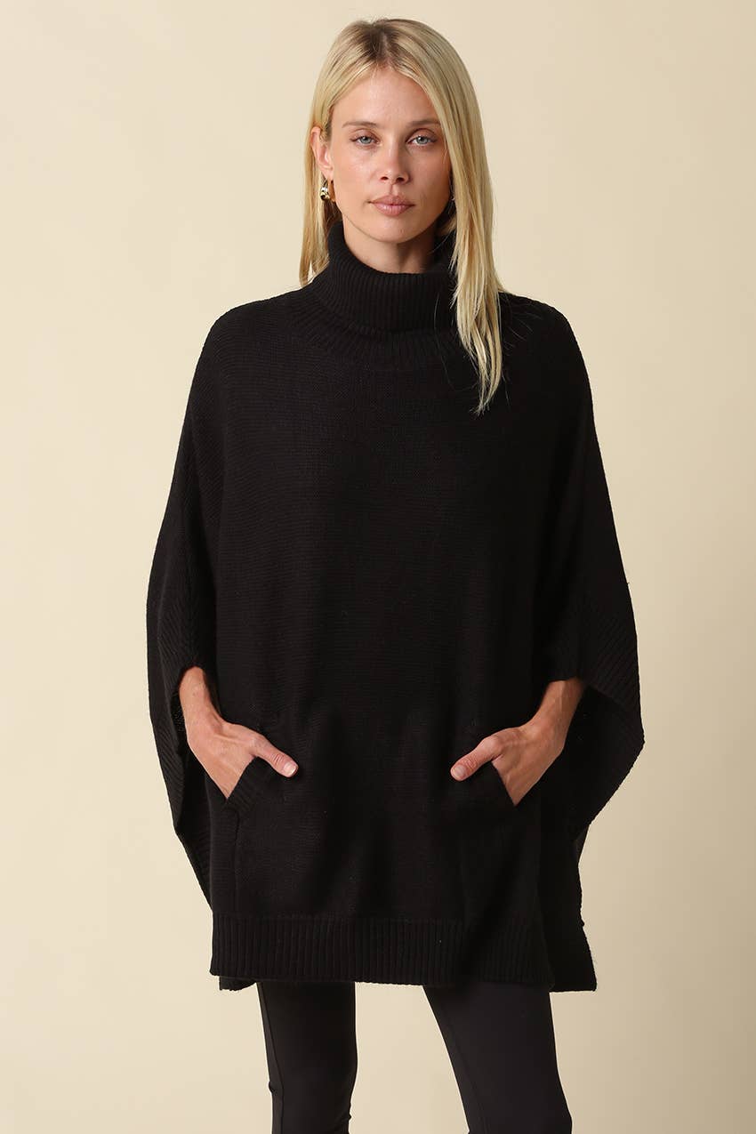 Emily Oversized Poncho Sweater