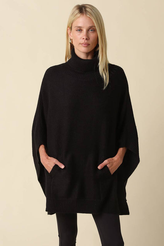 Emily Oversized Poncho Sweater