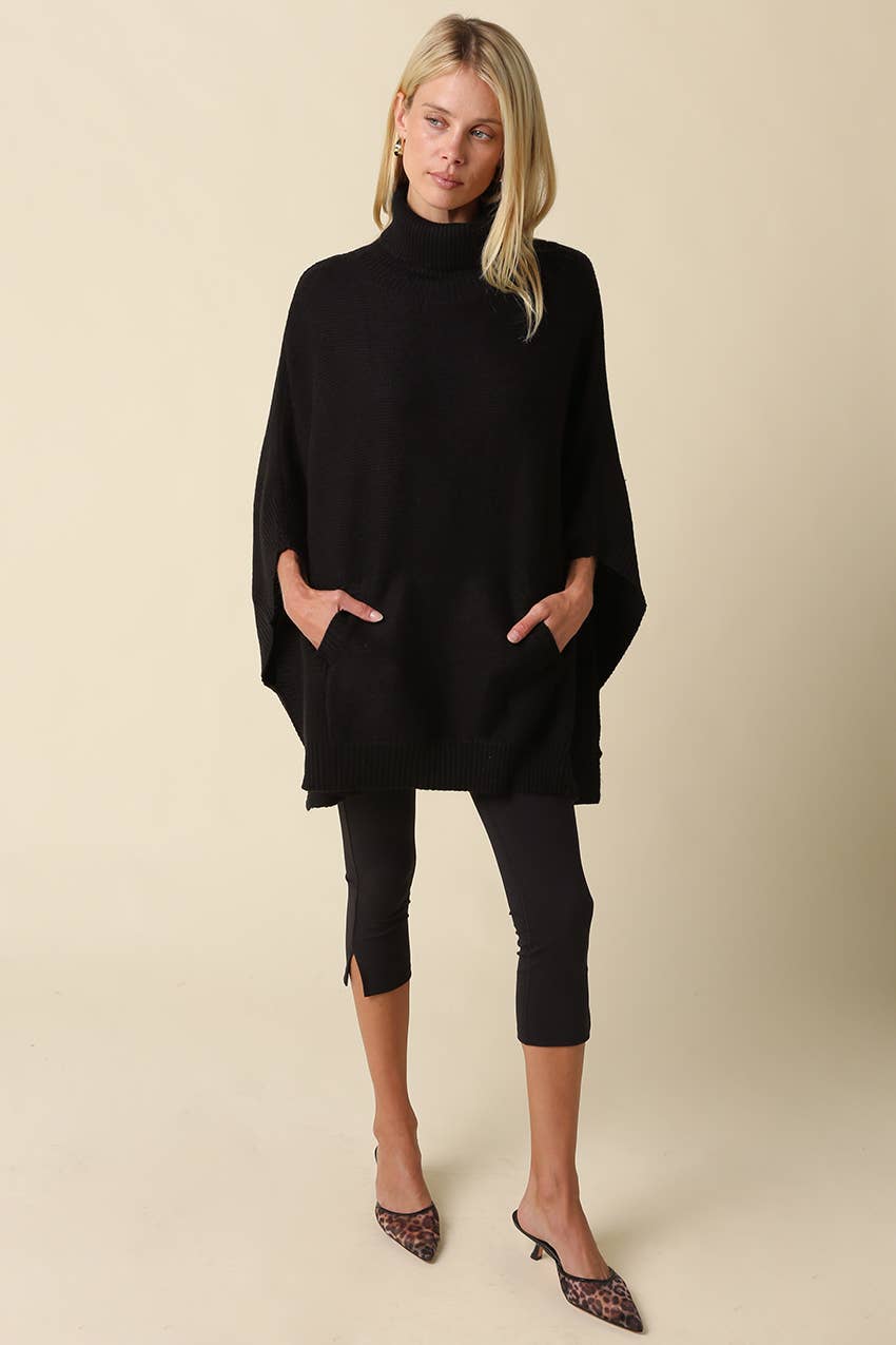 Emily Oversized Poncho Sweater
