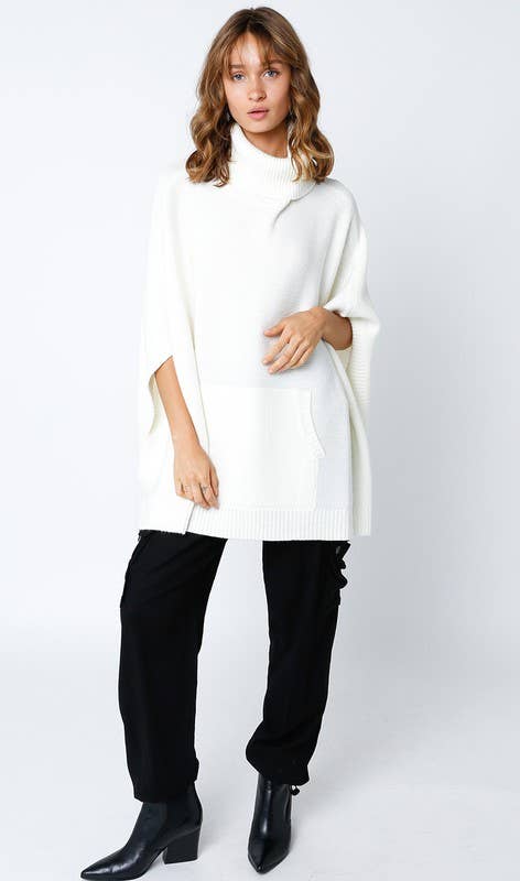 Emily Oversized Poncho Sweater