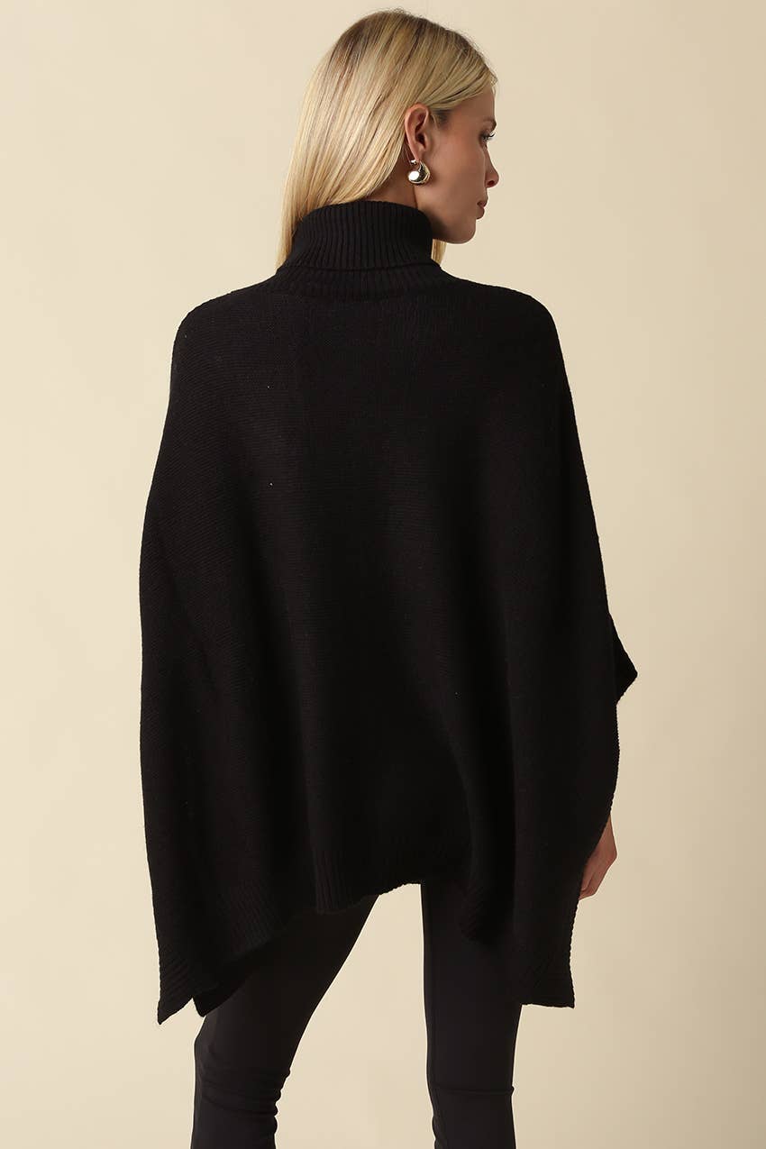 Emily Oversized Poncho Sweater
