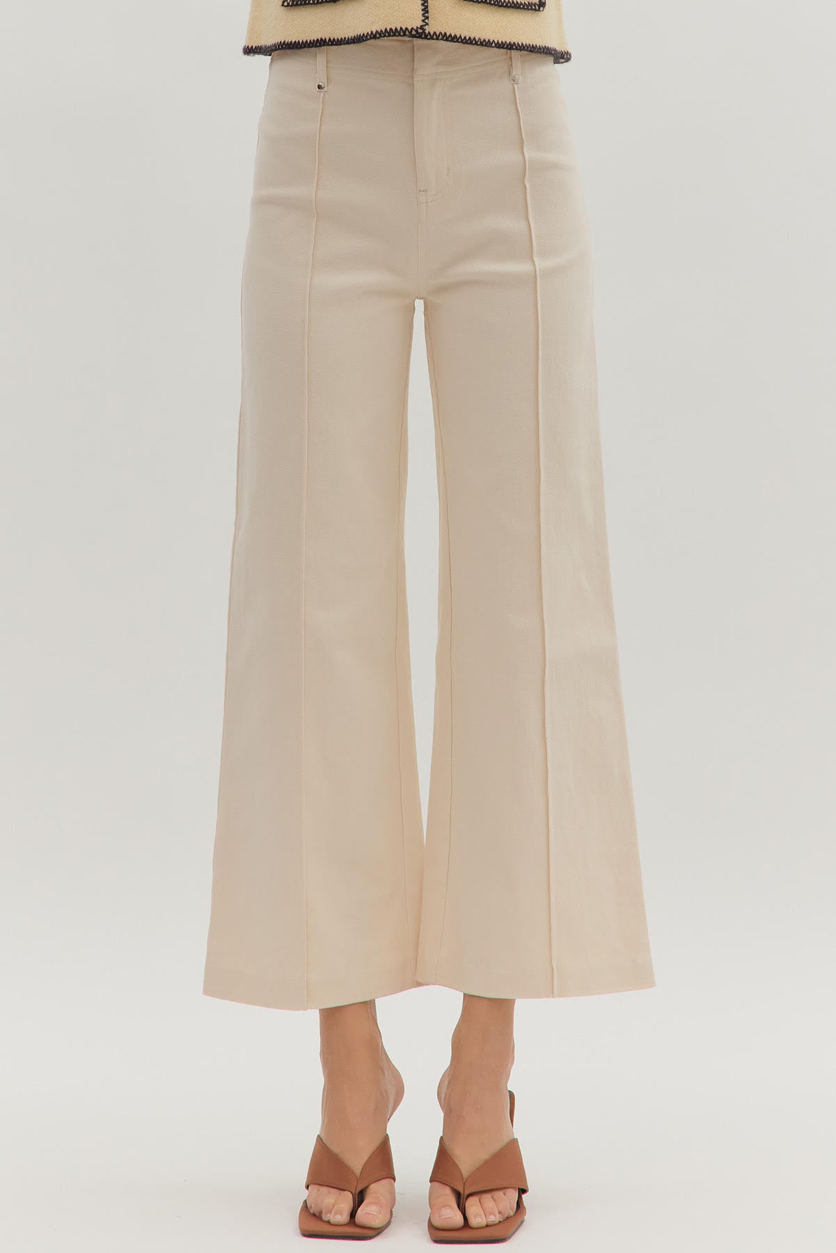 Keaton High Rise Seamed Pants