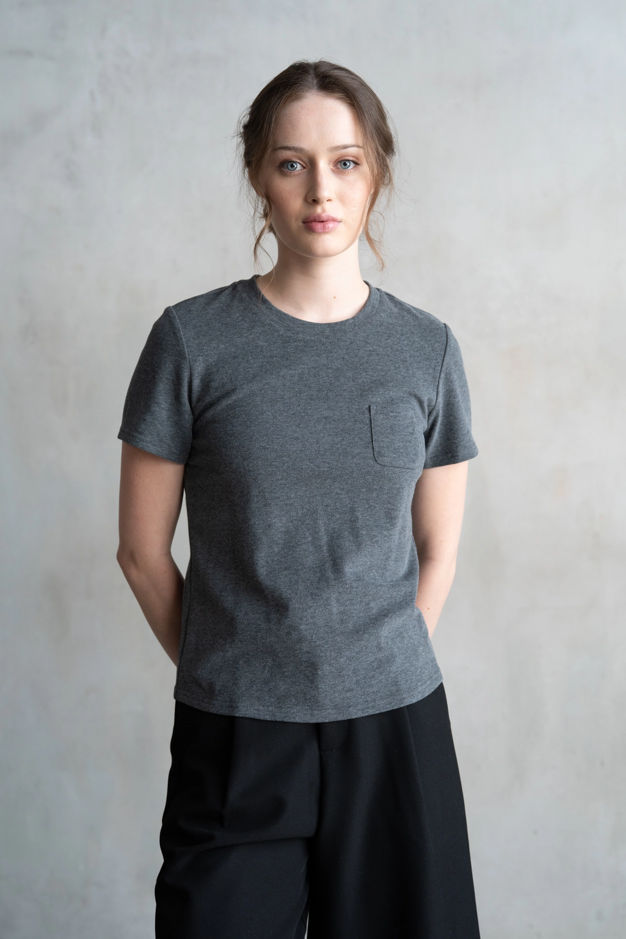 Crew Neck T-shirt With Pocket