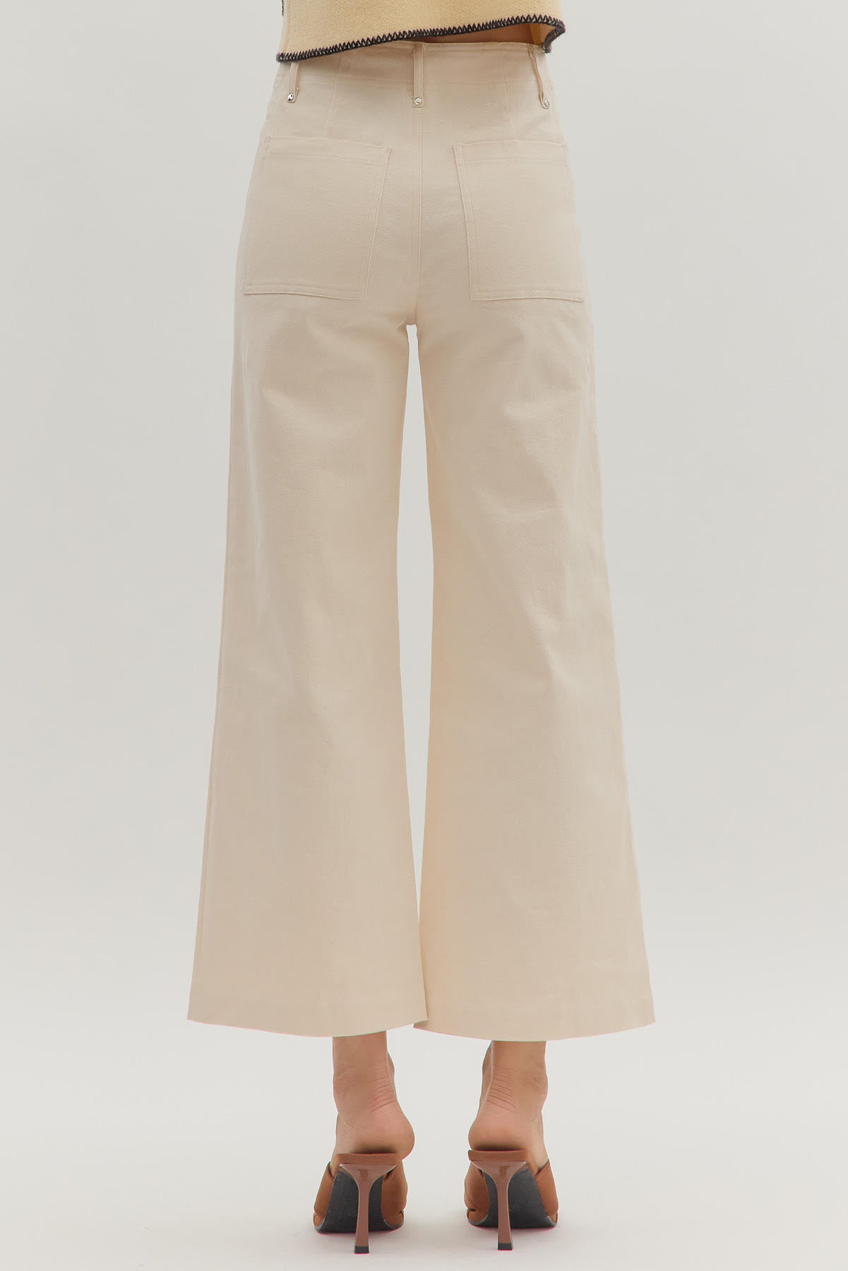 Keaton High Rise Seamed Pants