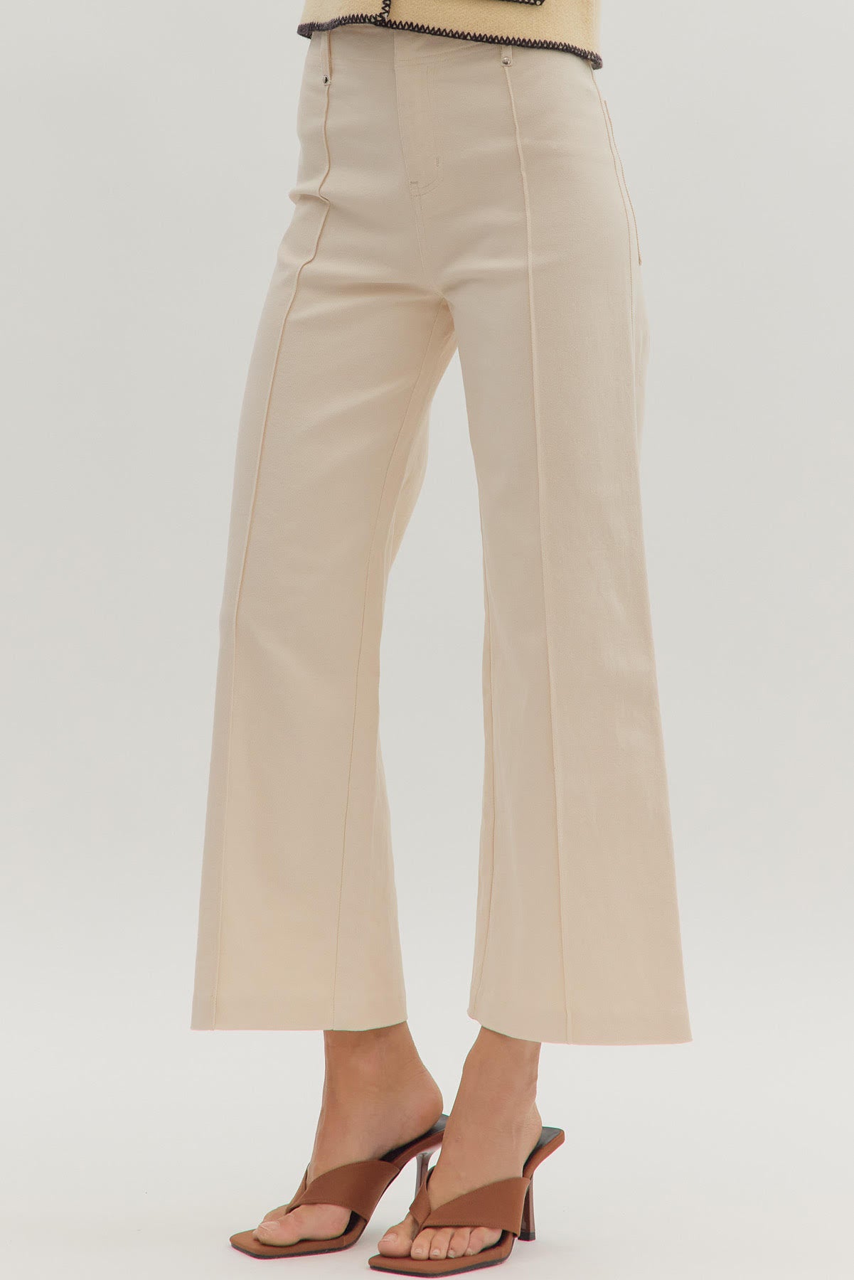 Keaton High Rise Seamed Pants